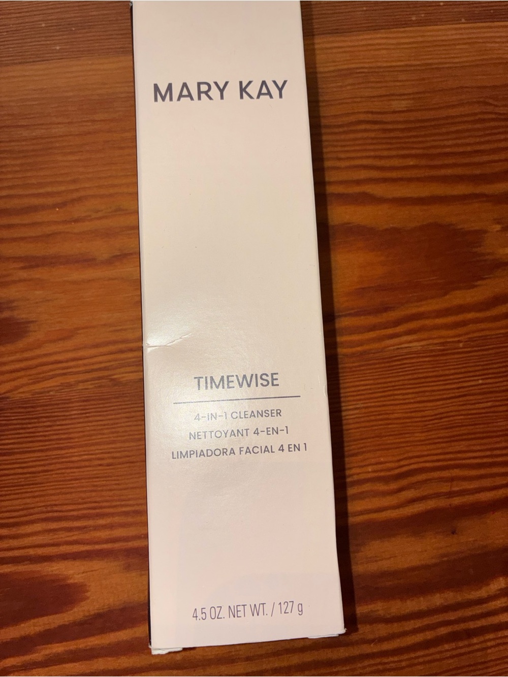 Mary Kay TimeWise 4-in-1 Cleanser — White and Silver Box